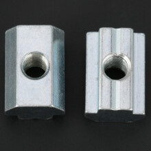20pcs Zinc Plated M6 T-Slot Nuts for Aluminum Profiles Type-40