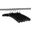Cabides Acolchoados de Cetim Grandes de 15 Polegadas, Cabides de Seda para Roupas de Vestido de Noiva, Casacos, Ternos, Blusa (Preto, Pacote de 30) 3