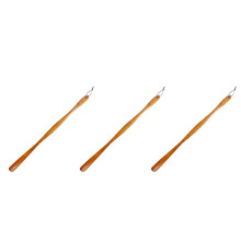3X Long Shoehorn That Does Not Bend the Waist Wooden Shoehorn Bella Long 75cm Wood Fashionable Wood Grain