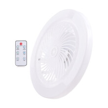 2X Ventilatori da Soffitto con Luci e Telecomando, Ventilatore Soffitto con Montaggio A Incasso Piccolo Ventilatore da Soffitto Moderno Senza Lama A