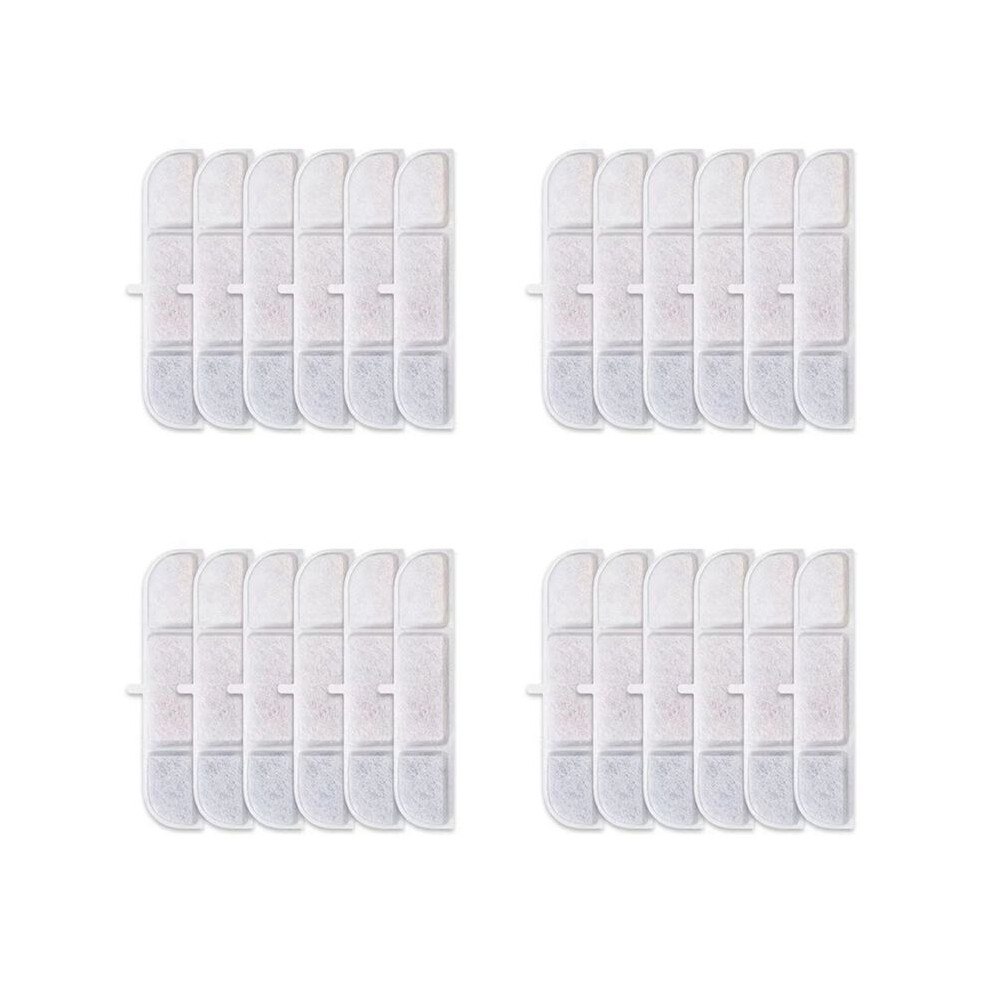 24 Activated Carbon Filter For Cat Water Fountain Wfp6 Replacement Filters For Pet Automatic Drinking Fountain 6034079265392