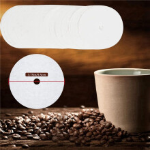 800Pcs Unbleached Percolator Coffee Filters, 3.75In Disposable Coffee Paper Filter, Disc Coffee Filters White