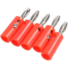 4mm 20Er Bananenstecker und 20Er Bananenbuchsen (Schwarz und Rot)