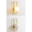 2X Wall Lamp Bedside Lamp Modern Background Wall Lamp Medieval Globe Wall Lamp Gold (Without Light) 3