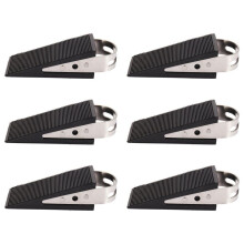 6X Rubber Stainless Steel Security Thickening Anti-Collision Floor Door Holder Protection Kids