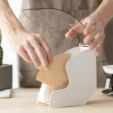4X Coffee Filter Holder,Coffee Paper Container Dispenser Rack Shelf for ,Chemex for ,Melitta Cone Filters