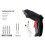 3.6V Wireless Screwdriver Kit Rechargeable Lithium Electric Hand Drill Rotatable Multi-Function Power Tools Set 2 2