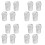 16 Pcs Gutter Downspout Guards 3.5 Inch Aluminum Leaf Filter Strainer Expandable Gutter Downspout Protector 1