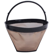 10 STÜCKE Wiederverwendbare Kegel Kaffee Maschine Filter für Kaffee Bar Brewer Ersatz Permanent Korb Filter