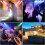 Strobe Light Christmas, Strobe Lights Remote Control RGB 10W Wireless LED Strobe Light for Stage Dance Wedding 2