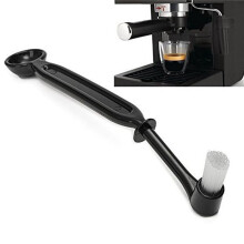 Coffee Machine Brush Cleaner Nylon Espresso Machine Brush Coffee Cleaning Tool with Spoon (8 Pack)