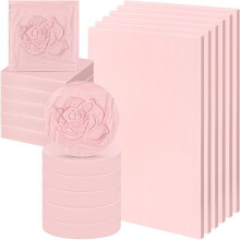 18 Pieces Rubber Stamp Carving Blocks  Soft Linoleum Blocks Carving Blocks Kit for Stamp Soft Rubber Crafts