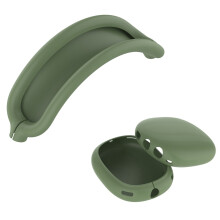 1 Set KopfhöRer ZubehöR KopfhöRer Silikon Schutz HüLle Kratzfestes Stirnband Abdeckung für Airpods Max (GrüN)
