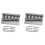 2X 5 String Verdikte Bas Zadel Brug Pull String Plaat voor 5 String Elektrische Bas Gitaar Accessoires Zilver 1