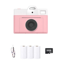Children Camera Instant Print Kids Digital Thermal Print Camera Instant Photo Printing Camera Toys Gifts Boy and Girl A