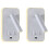 2X Wall Light Backlight USB Charging 330 Degree Rotation Adjustable Wall Lamp Bedside Study Reading Sconce Lamp White 1