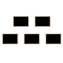 5X Double-Sided Blackboard Wooden Crafts Wooden Frame Small Blackboard Writing Message Board Home Decoration DIY Listing