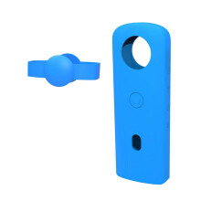 Silicone Case with Lens Cover for Theta SC2 360 Panoramic Camera Protective Sleeve Camera Accessories-