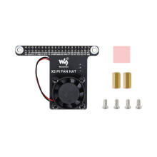Waveshare X3 Pi Fan HAT for Sunrise X3 Pi Cooling Fan Expansion Board with GPIO Interface Heat Dissipation Fan