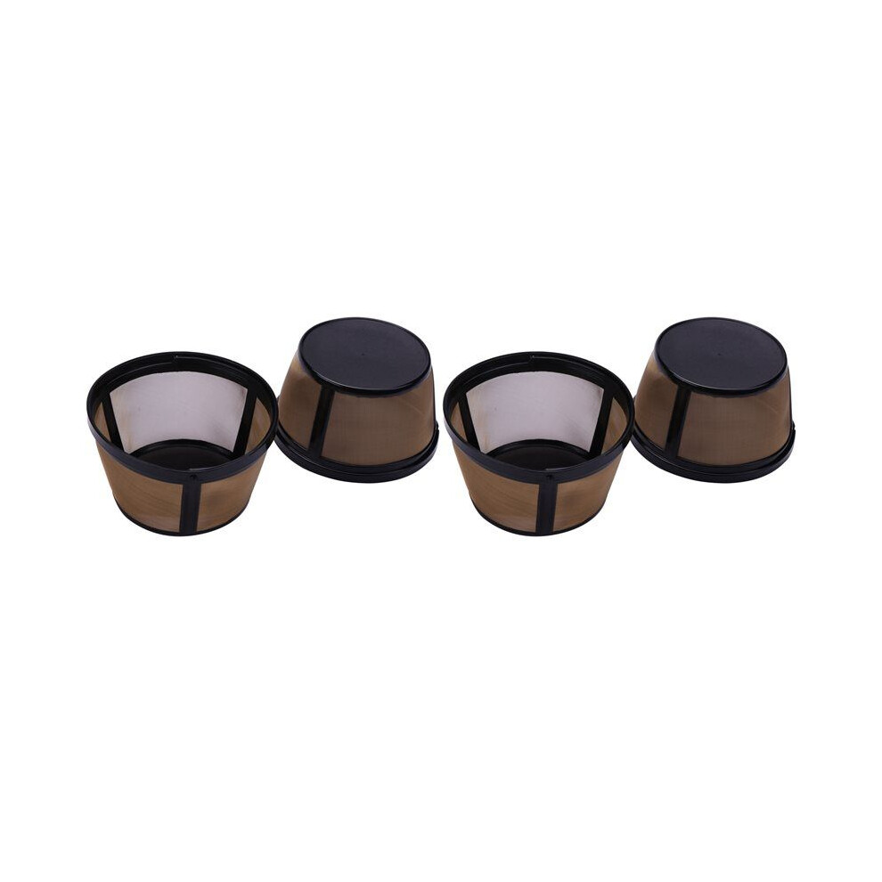 Semoic Reusable 4 Cup Basket Replacement Coffee Filter -For Permanent Coffee Filter (4 Pack])