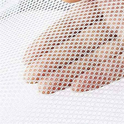 2X Mesh Collapsible Small Wall Laundry Baskets, Hanging Laundry Hamper, for Hotel, University Dormitory Use White 2