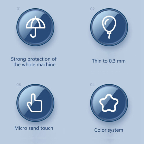 For  13 Matte Transparent Silicone Cover with Anti-Scratch Thin Shockproof Protective Case for  13() 2