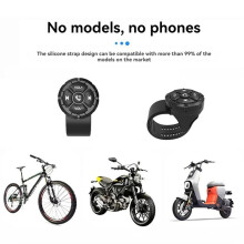 Controle de Volante de Carro 5 Teclas Botão Remoto Capacete Fone de Ouvido Motocicleta Guidão Controlador de Mídia