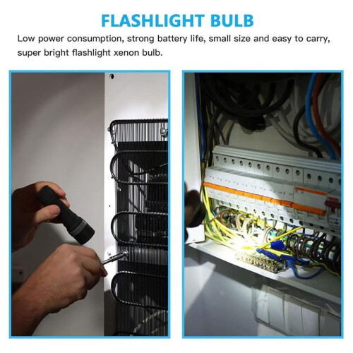 100PCS New Replacement Bulbs for 18 Volt DW908 / DW919 Cordless Flashlights DC509 36 Volt Floodlight 18V 2