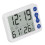 Digitale thermometer-hygrometer met wekker, wit 3