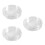 30 Pcs Small Round Transparent Plastic Coin Capsules Box 40mm 1
