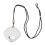 Draagbare luchtzuiverende ketting, wit, 3980 ionen 3