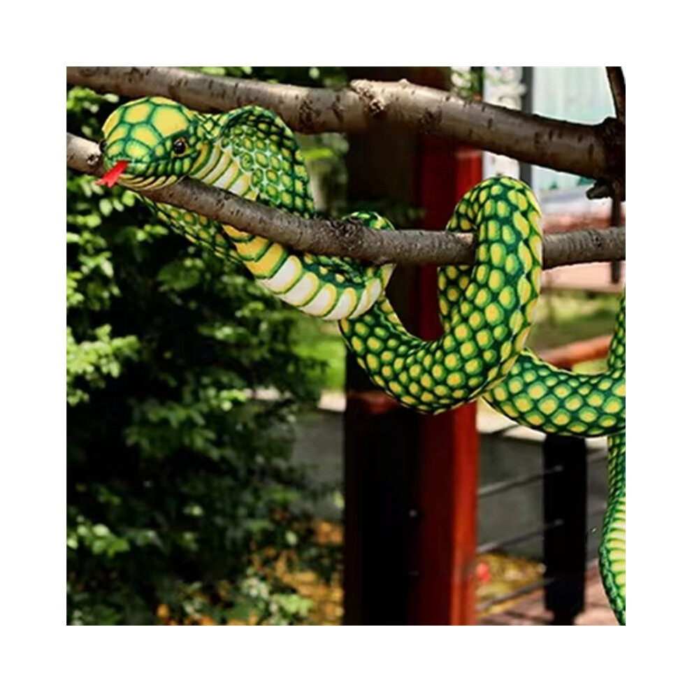 Simulation Doll Plush Toy Long Python Doll Rag Doll Coiled Snake Fake Snake Props 170Cm 6033339404816