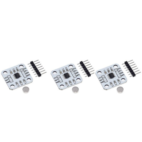 6 Pièces AS5600 Encodeur 12 Bits Précision Induction Magnétique Angle Capteur de Mesure Module Composants électroniques 1
