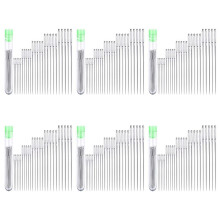 150 Large Eye Stitching Needles - 5 Sizes Eye Hand Sewing Needles in Clear Storage Tube for Stitching, and Crafting