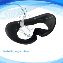 For 4 Silicone Face Mask Eye Pad Protective Case Anti-Sweat Mask VR Glasses Replacement Accessories(White)