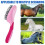 2X Mane Pulling Comb for Horses Professional Mane and Tail Brush with Humanized Handle Horse Grooming Brushes Mane Brush 2