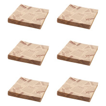 600Pcs 12X12cm Sandwich Donut Bread Bag Biscuits Doughnut Paper Bags Oilproof Bread Bakery Food Packing