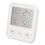 Room Thermometer with LCD Display, ABS, 2x AAA 5