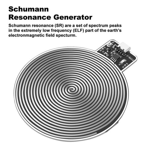 5X USB Power Supplys 7.8Hz Schumann Waves Ultra-Low Frequency Pulse Generator Sleep Improver Circular Schumann Waves 2