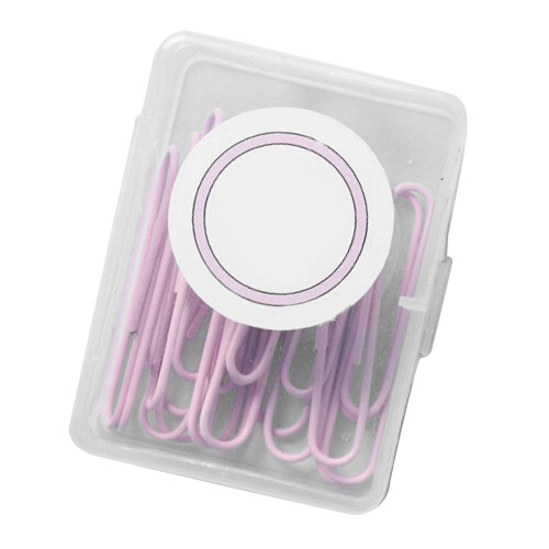 Metal Paper Clips 50mm Coloured Storage Box 2
