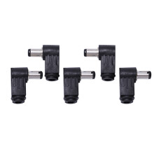 In--Stecker Buchse Klinkenstecker Winkelstecker 2.1Mm 5St