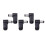 In--Stecker Buchse Klinkenstecker Winkelstecker 2.1Mm 5St 1