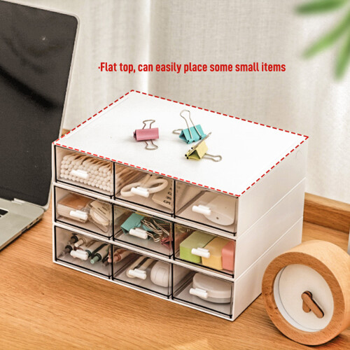 Desktop Storage Drawer ABS+PS+PE16.5x4.3x22.8cm 1