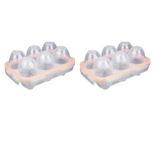 2X Portable Camping Antichoc et étanche 6 Oeufs Transporteur Conteneur Cas Oeufs Porte-Oeufs Boîte de Rangement Oeufs Cas