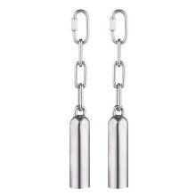 2X Stainless Steel Bell Toy for Birds,Heavy Duty Bird Cage Toys for Parrots, African Greys, Macaws, Small Cockatoos