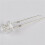 LED Bright Light Lamp Emitting Diode, 210 Piece,  3V-6V, 5 Mm, White 6