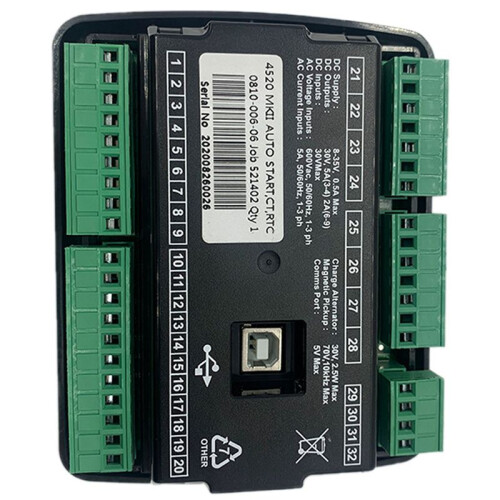 3X Dse4520 Mkii Módulo de Control de Fallo de Red de Parada de Arranque Automático Controlador de Generador Amf 2