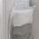 2X Mesh Collapsible Small Wall Laundry Baskets, Hanging Laundry Hamper, for Hotel, University Dormitory Use White 2