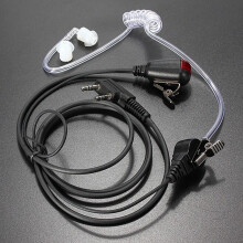 Convenient Air Guide Walkie Talkie Headset Earphone Earpiece for 2 Pin Acoustic Tube Walkie Talkie