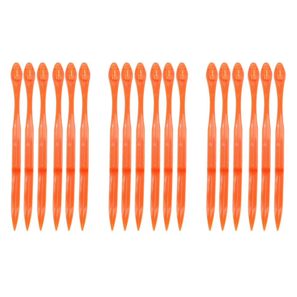 Typecat 18Pcs Easy Orange Citrus Peeler In Bright Orange Color Kitchen Tool